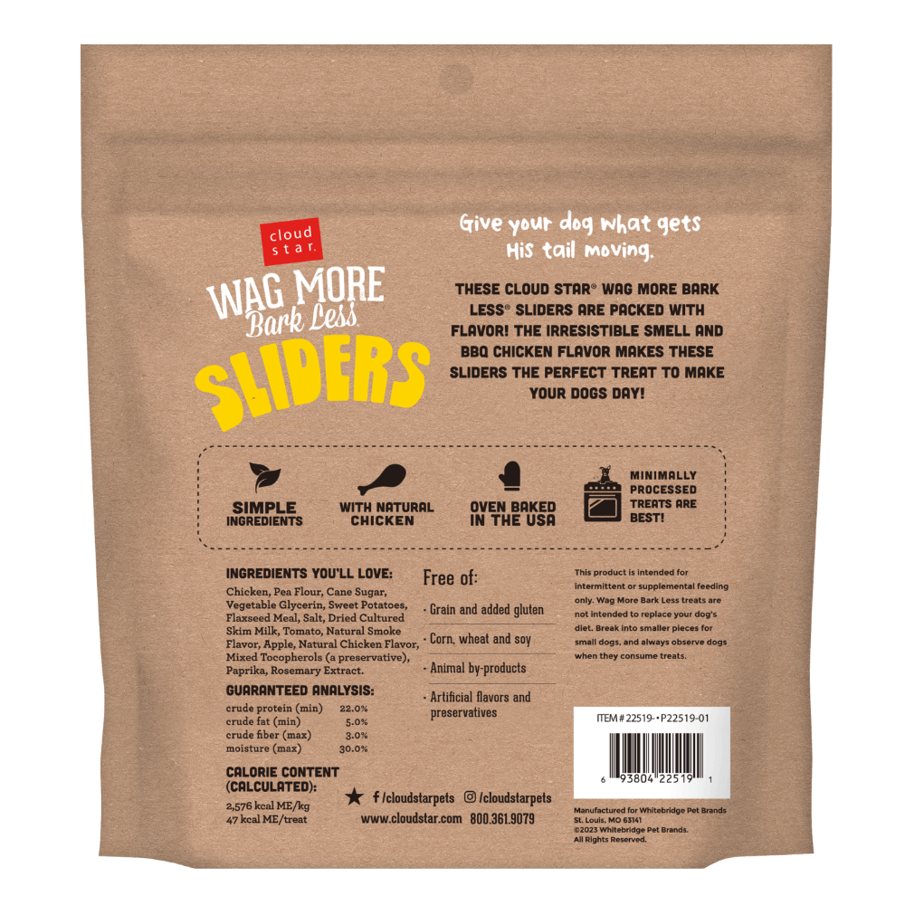 Cloud Star Wag More Bark Less Sliders BBQ Chicken Recipe